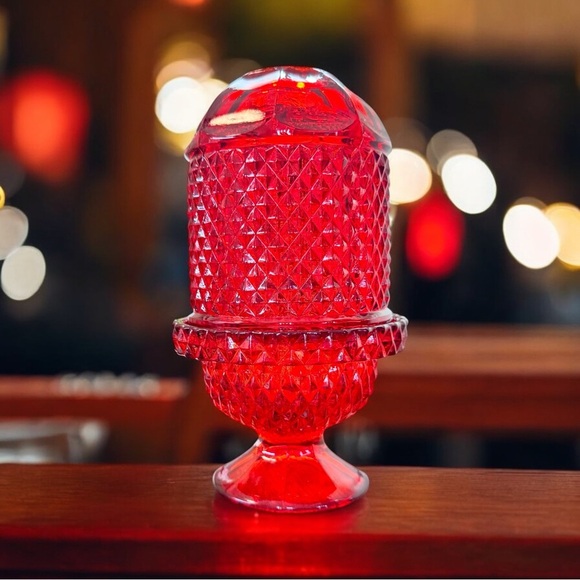 ❤️🧚♀️Ruby Red Glimmer Fairy Lamp🧚♀️❤️ - Picture 4 of 15